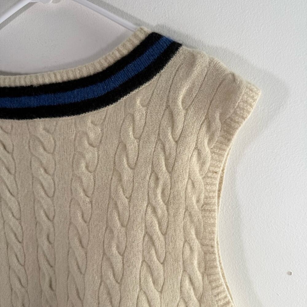 Polo Ralph Lauren Sweater Vest Wool Silk Cashmere Rowing Cricket Tennis XL Tall - Picture 12 of 12